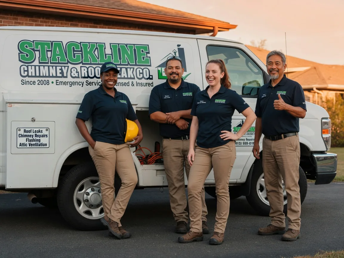 Chimney flashing repair company in Galveston, TX
